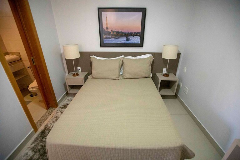 201 - Apartamento com varanda perto ao Vaca Brava