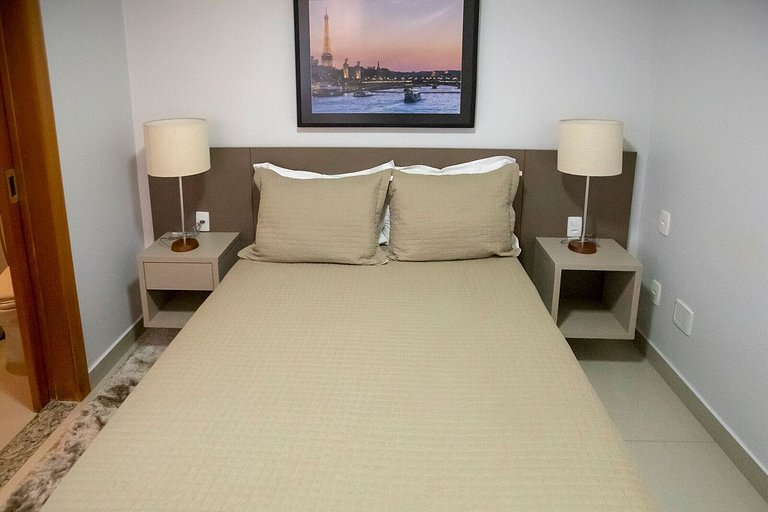 201 - Apartamento com varanda perto ao Vaca Brava