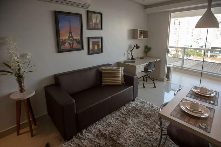 611 -Apartamento exclusivo com varanda