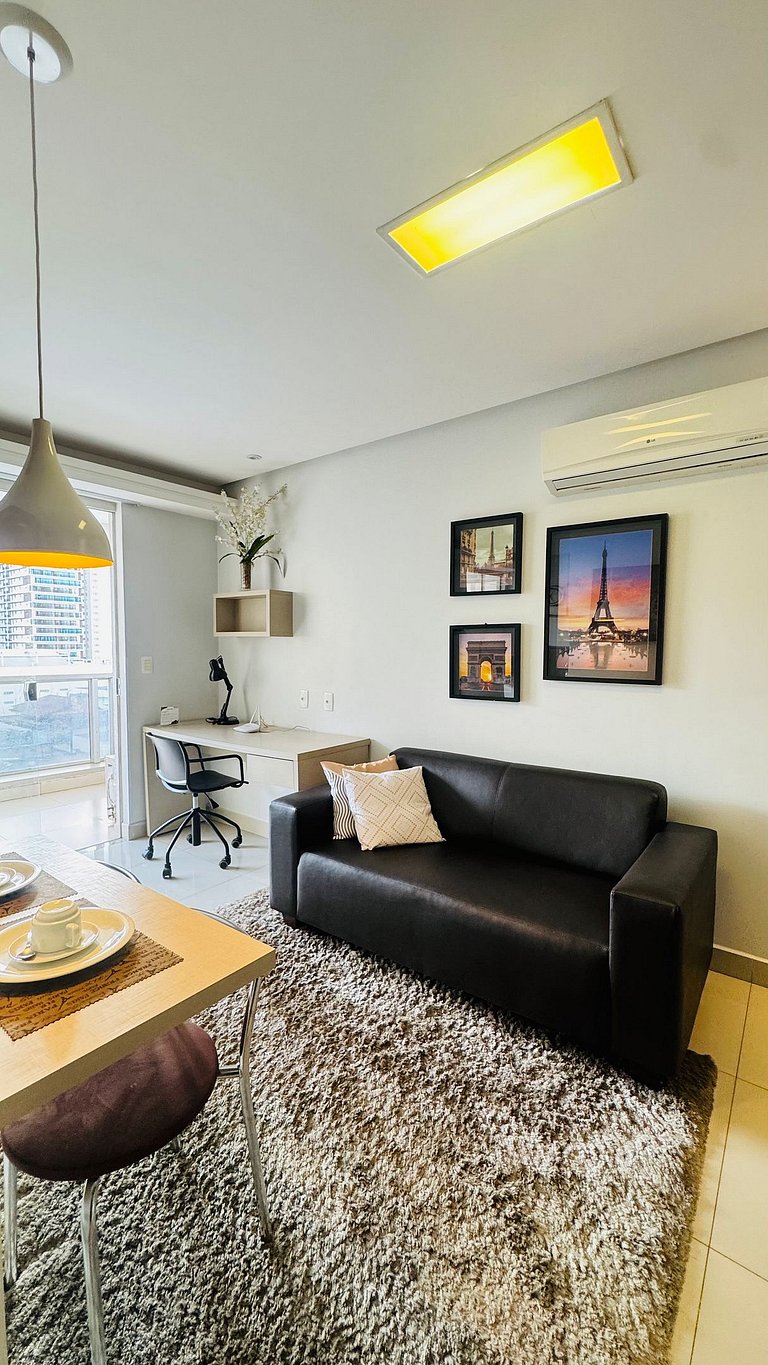 201 - Apartamento com varanda perto ao Vaca Brava